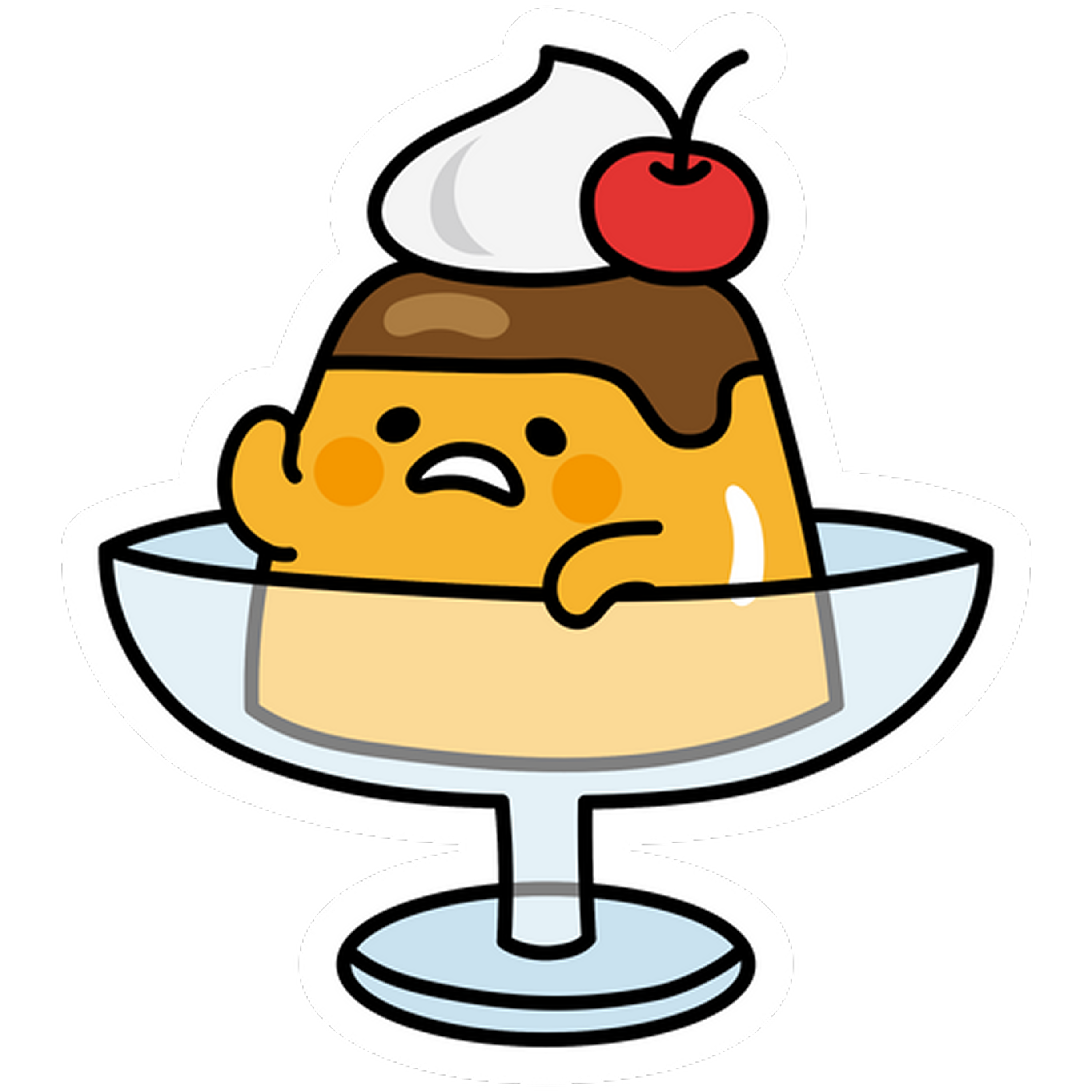 Gudetama in dessert